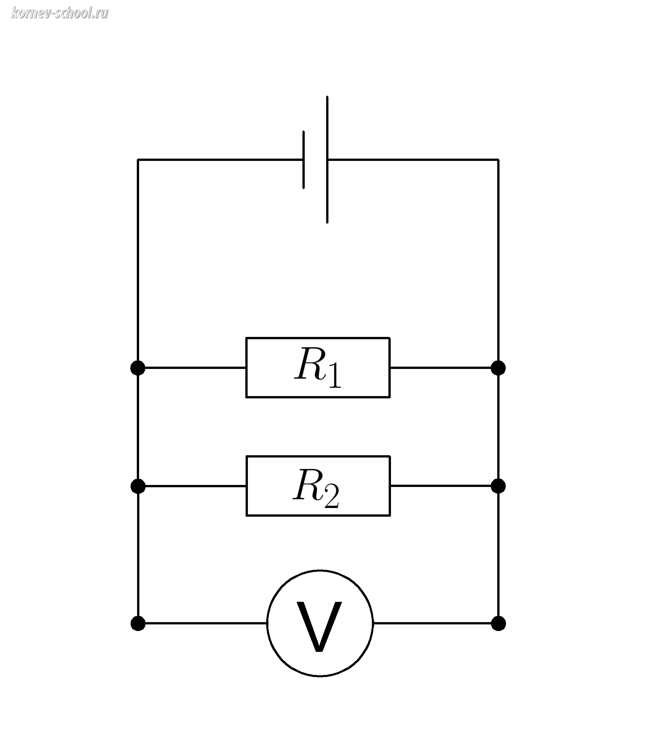 Смешанное соединение проводников. Расчёт электрических цепей [1] Задачи по физике 8 класс и смешанная система соединения материалов