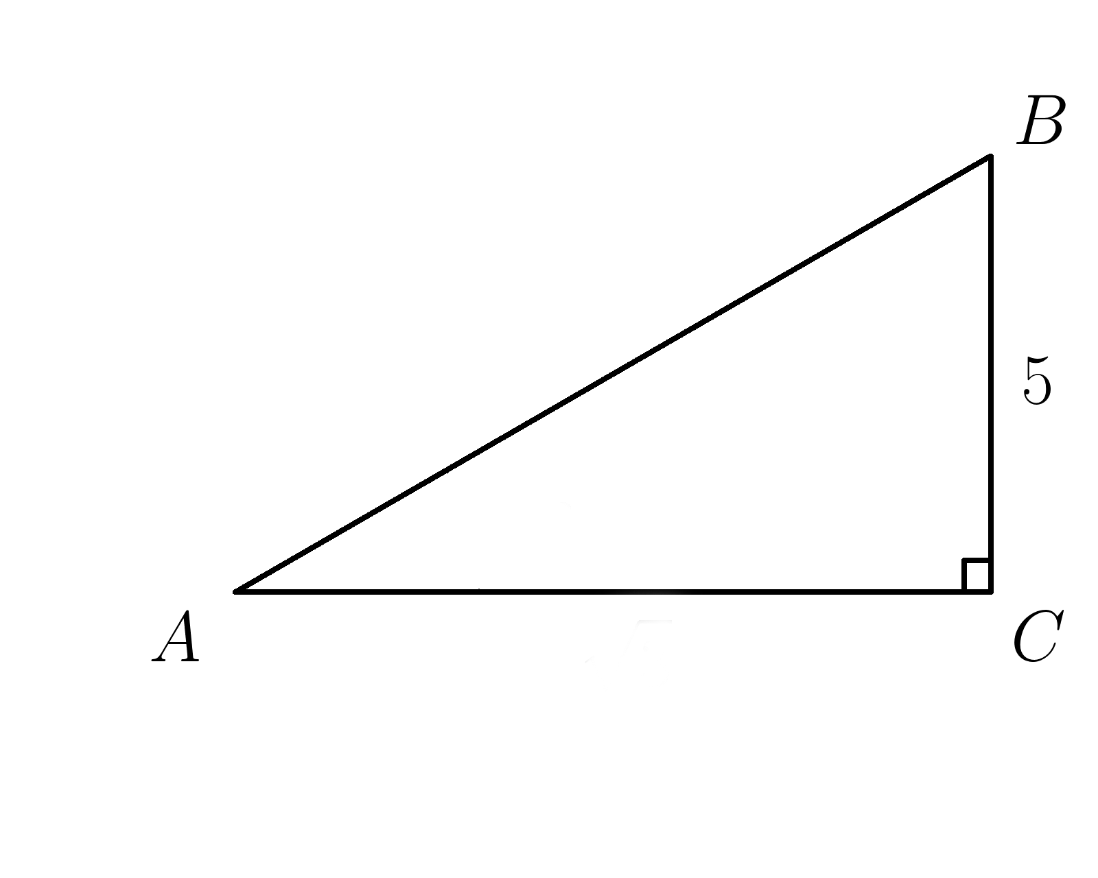 Решение прямоугольного треугольника